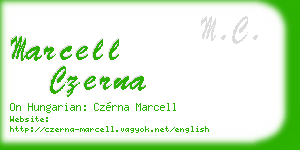 marcell czerna business card